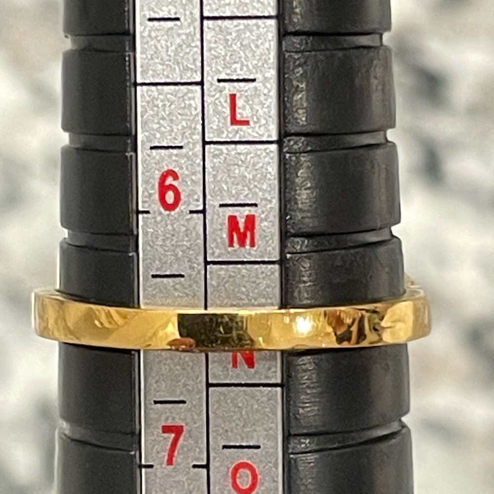 Vintage Style plated Tone Bypass Ring Sz 6.75 Multicolor Gemstone Statement Ring - Picture 9 of 11